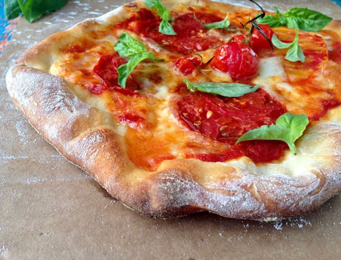The best vegan pizza dough recipe with crispy thin crust! 