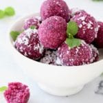 Coconut Date Balls with Beetroot