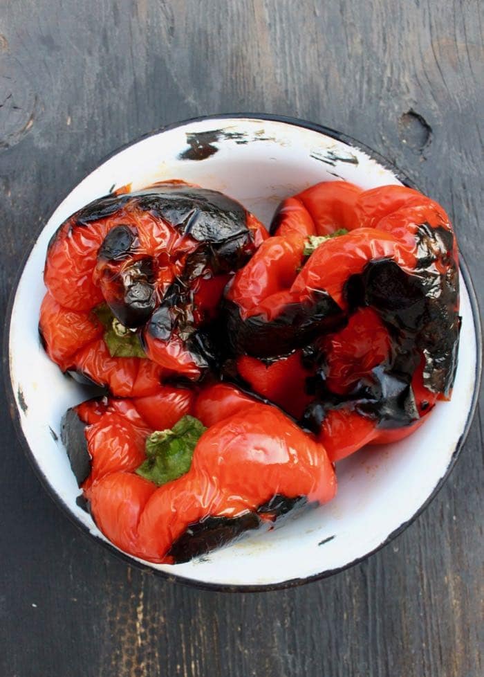 Healthy Roasted Red Peppers