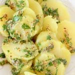 Vegan French Potato Salad Recipe with Dijon Mustard Vinaigrette and Fresh Herbs