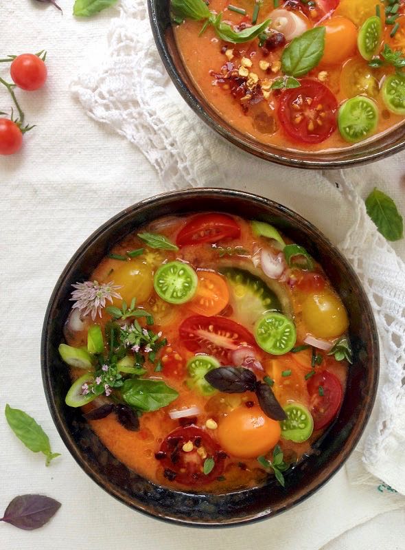 Best Tomato Gazpacho Recipe - Vegan
