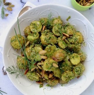 Chive Pesto Potato Salad