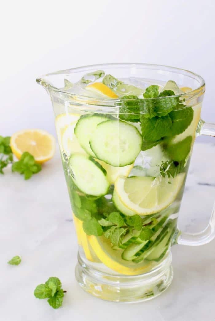 Cucumber Lemon Fruit Infused Water Recipe