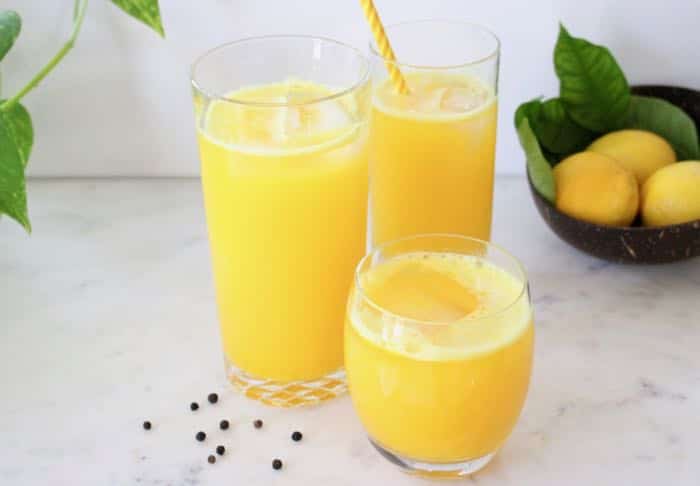 Ginger Turmeric Lemonade Recipe