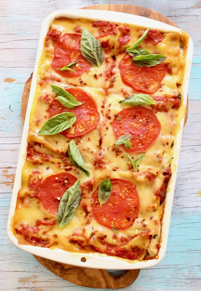 Vegan Lasagna Recipe with Spinach