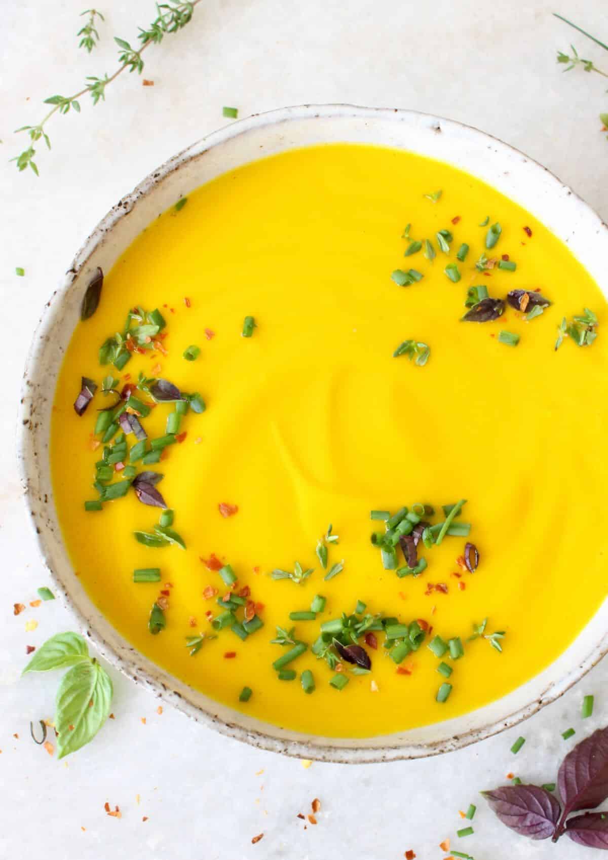 Carrot Ginger Coconut Soup Recipe