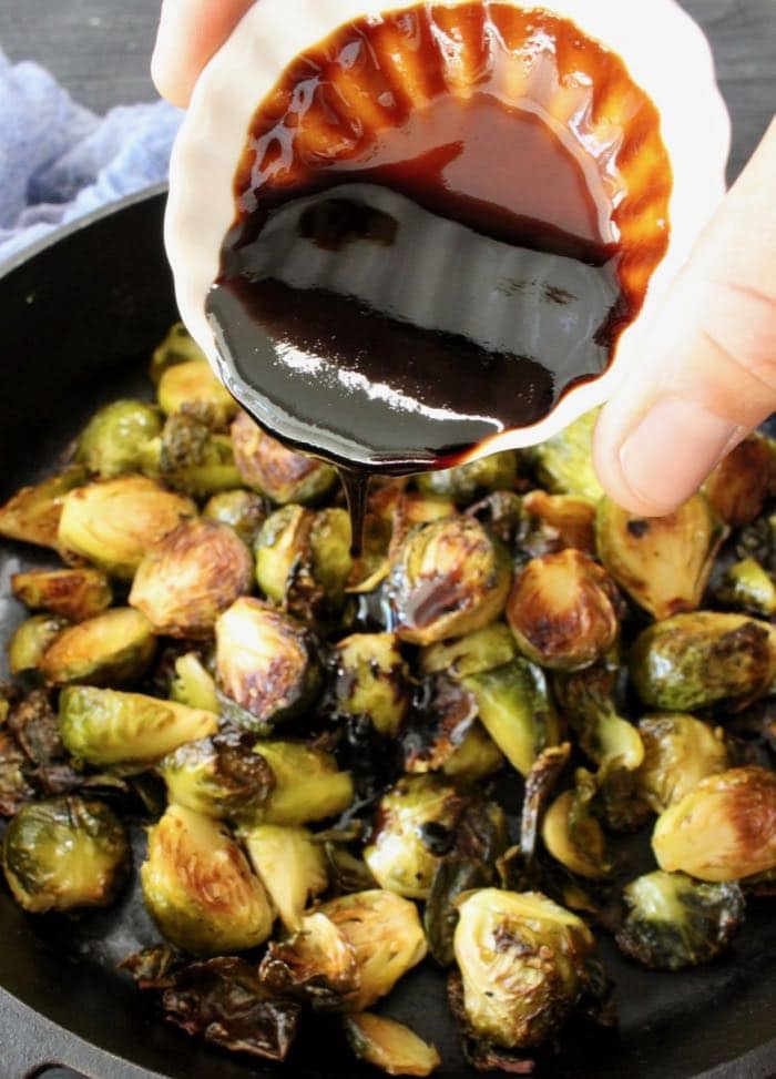 The Best Vegan Brussels Sprouts Recipe with Balsamic Glaze