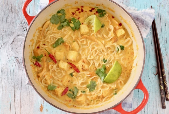 Easy Creamy Vegan Ramen Noodles Recipe with Miso Coconut Broth