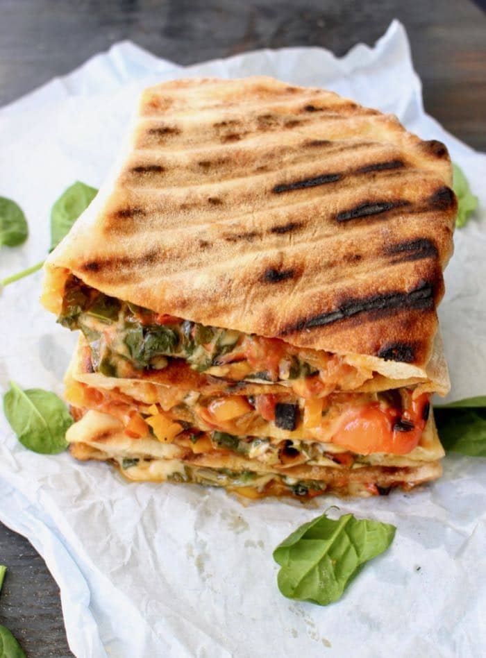 Best Vegan Calzone Stuffed With Veggies and Spinach