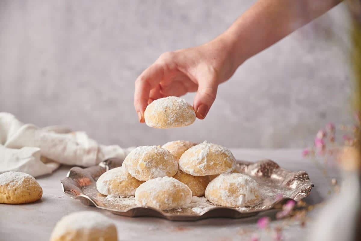 vegan snowball cookies