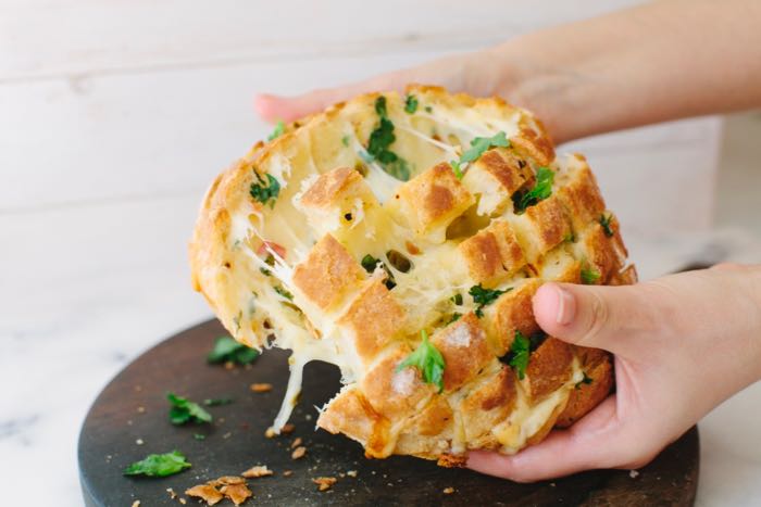 Cheesy Vegan Garlic Bread Recipe
