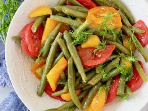 Italian Green Bean Tomato Salad