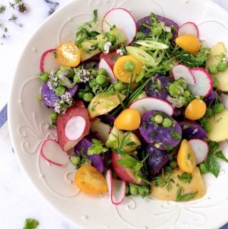 Simple Potato Salad ~ Vegan