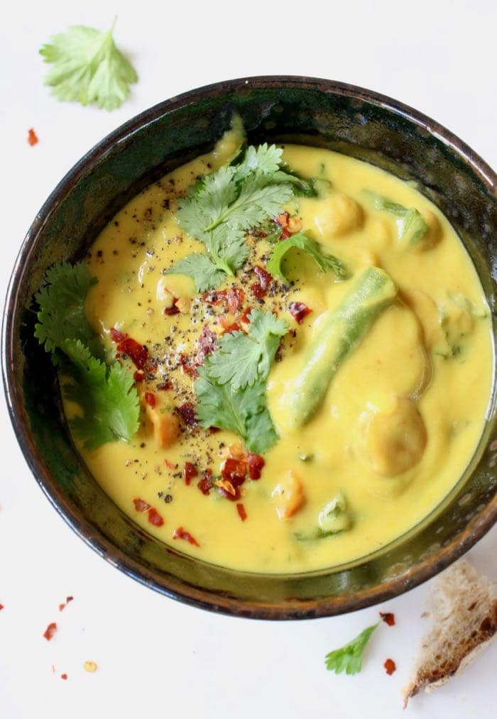 Florentina's Spiced Chickpea Stew with Coconut, Turmeric and Miso
