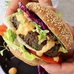 Best veggie burger patties ~ vegan wfpb recipe.