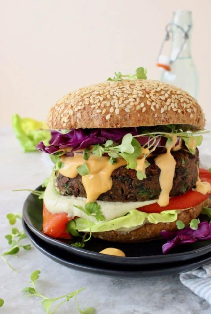 Best Veggie Burger Recipe (Vegan) • Veggie Society