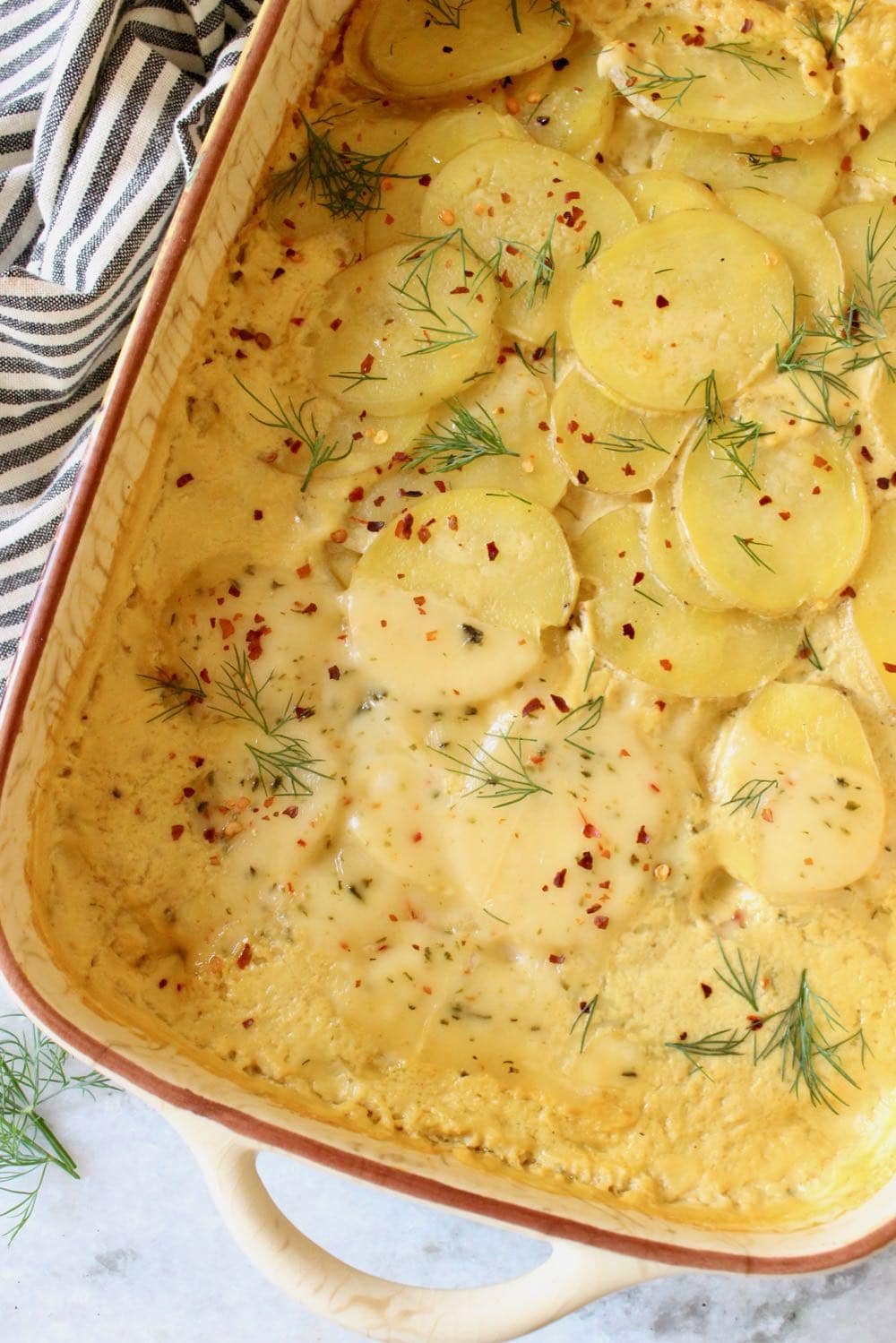 vegan scalloped potatoes casserole