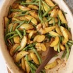 Thanksgiving Roasted potatoes and green beans