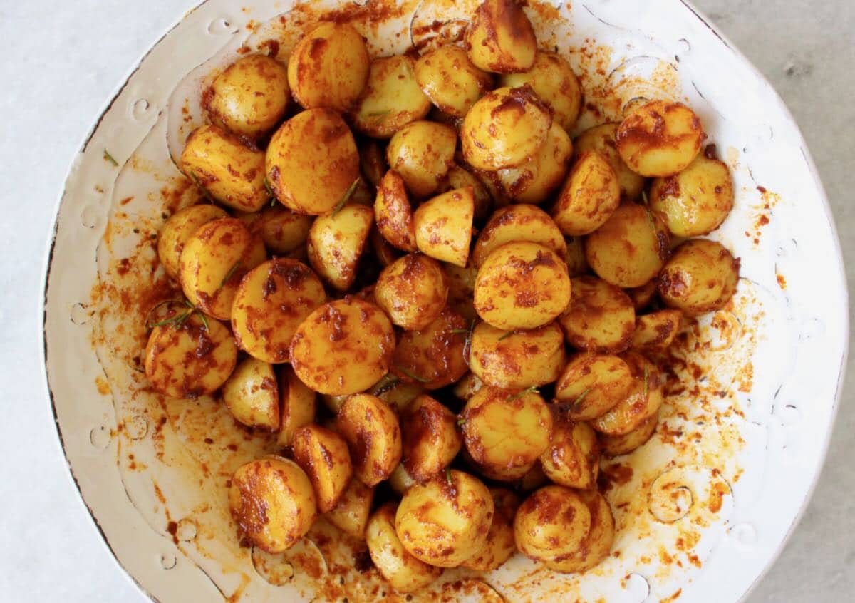 seasoned small potatoes for roasting