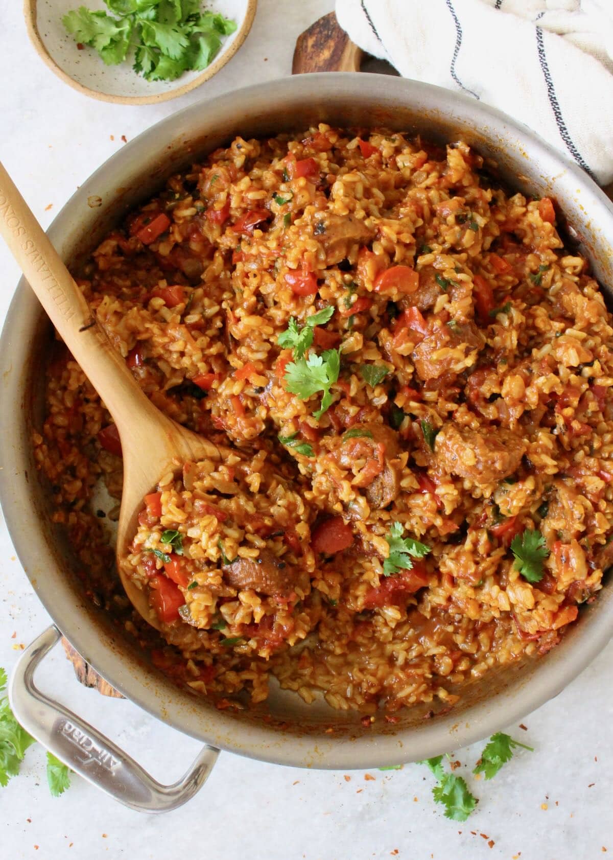 vegan Mexican rice / arroz rojo