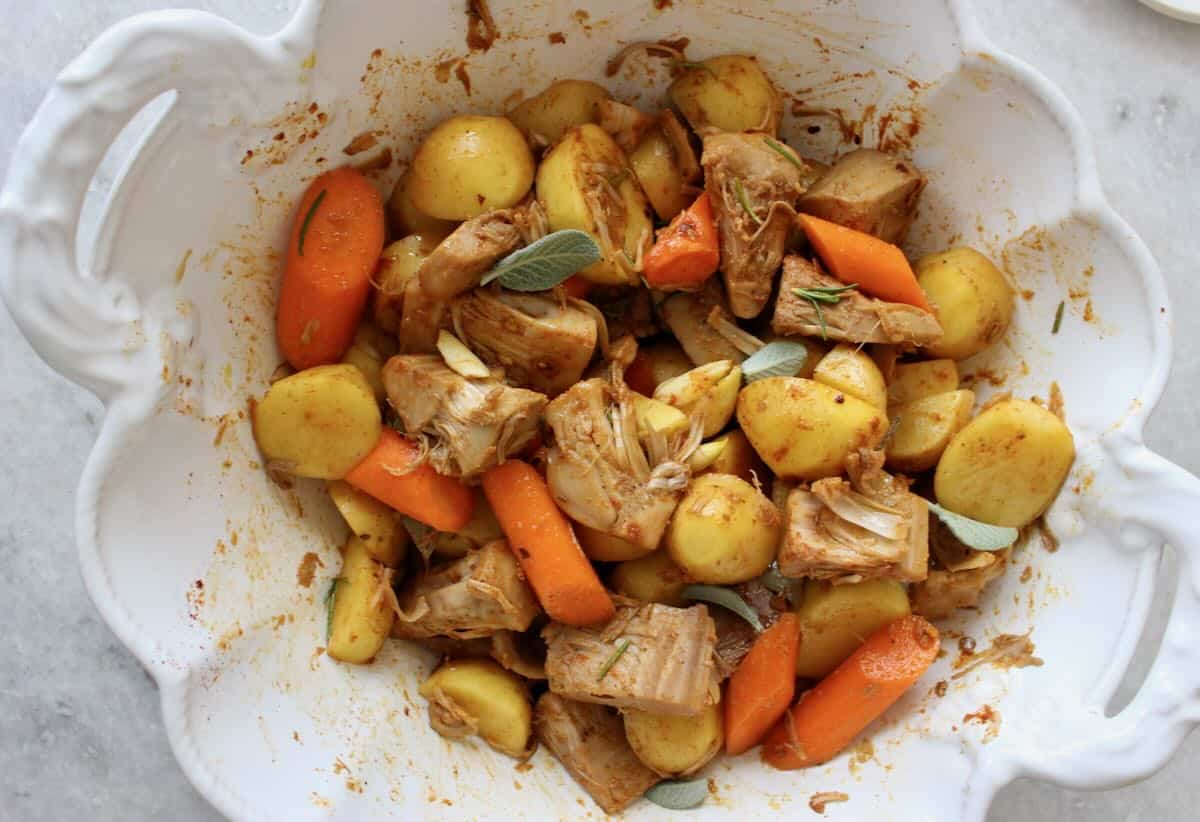 veggie pot roast ingredients