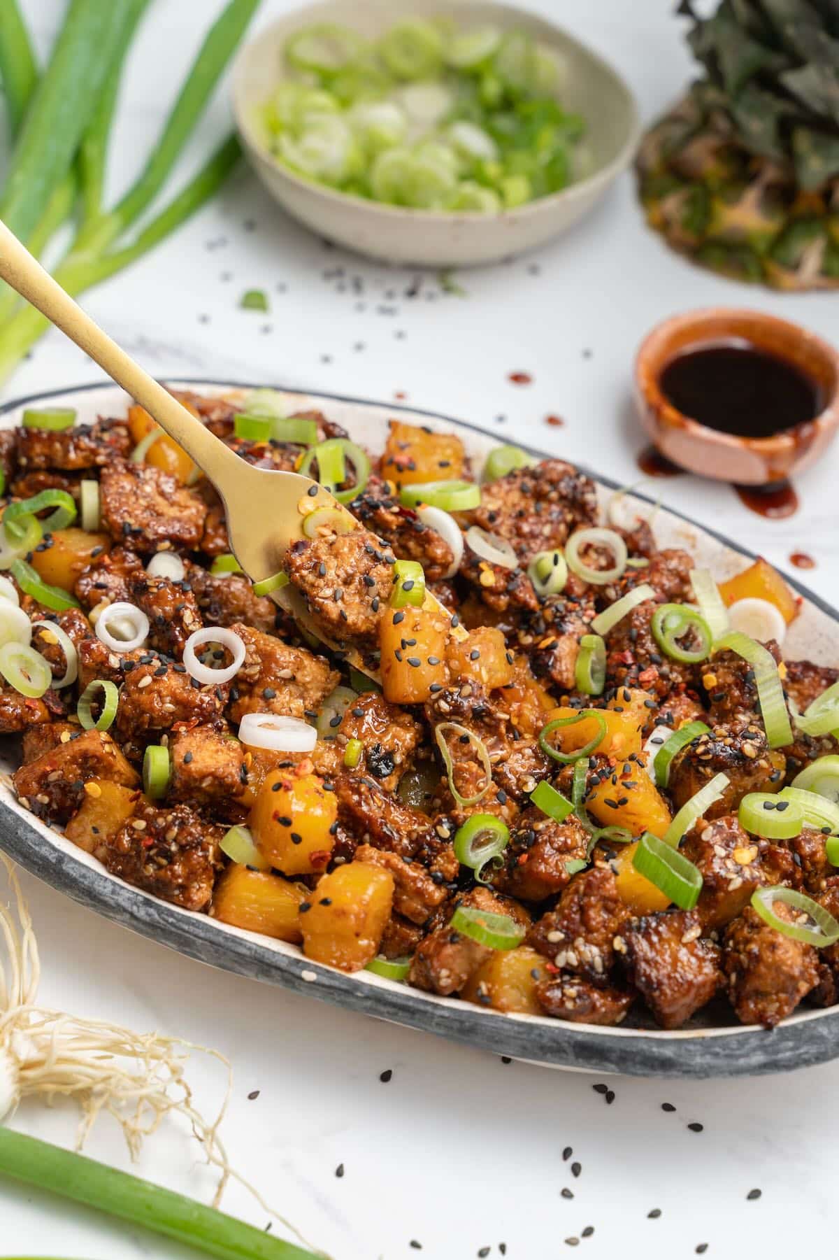 Pineapple Teriyaki Tofu