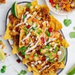 Vegan Nacho Cheese Nachos